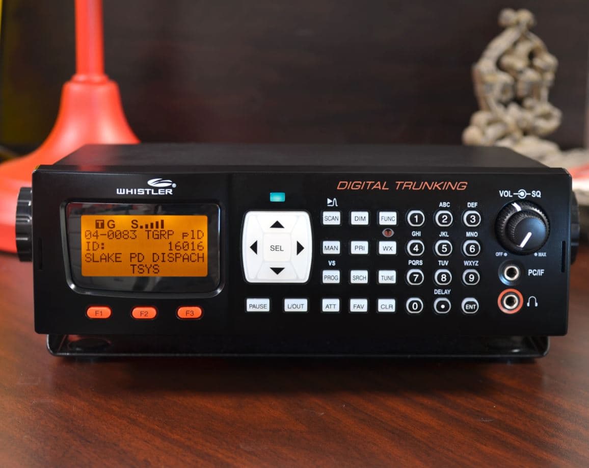 Skaner radiowy WHISTLER WS1065 cyfrowy odbiornik szerokopasmowy 25-1300MHz Motorola EDACS, LTR, P25