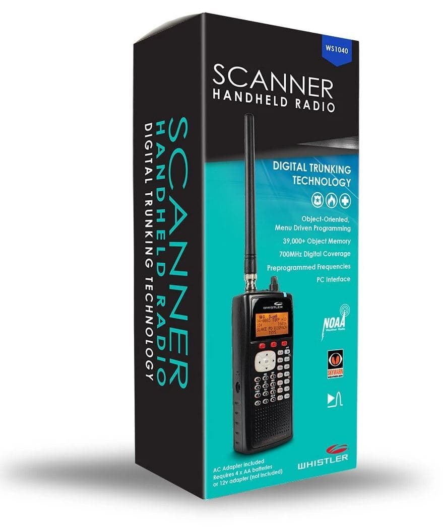 Skaner radiowy WHISTLER WS1040 ręczny cyfrowy odbiornik szerokopasmowy 25-1300MHz MOTOTRBO DMR EDACS
