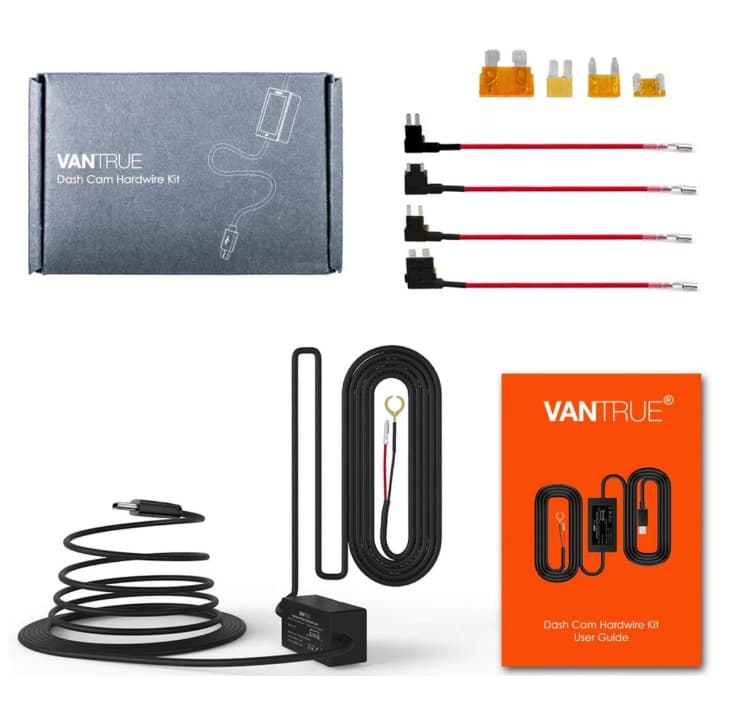 VANTRUE VP03 ACC zaawansowany moduł zasilania kamery samochodowej - adapter 12/24V do trybu parkingowego (hardwire kit)