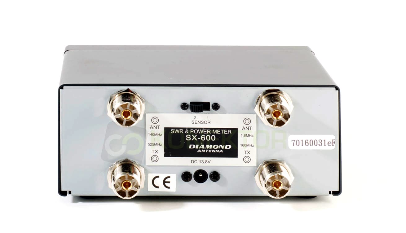 Diamond SX-600 reflektometr 1.8-525 MHz HF/VHF/UHF - pomiar SWR / PWR, podświetlane wskaźniki