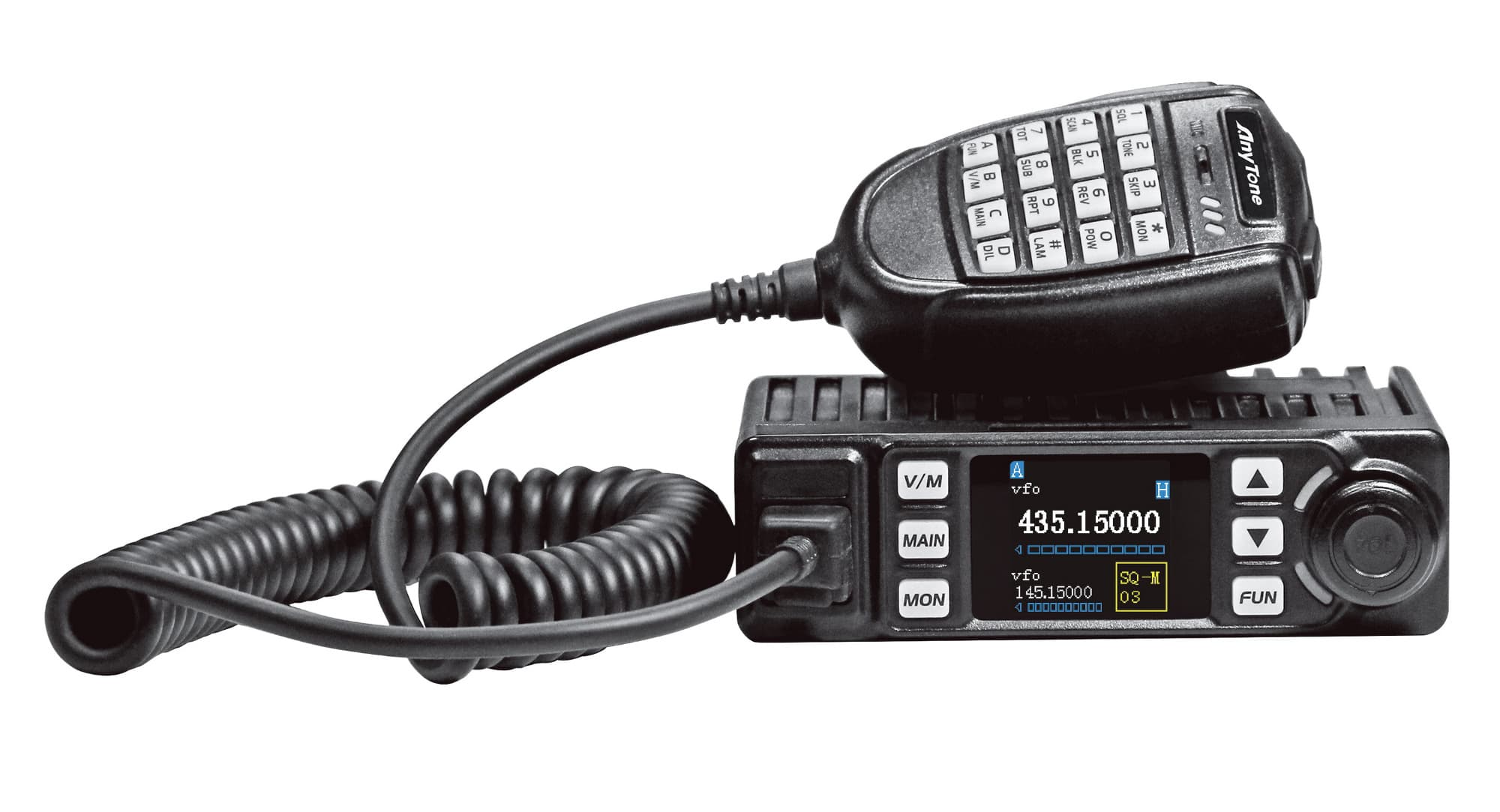 AnyTone AT-779UV nowoczesny ultrakompaktowy radiotelefon 20W VHF/UHF (136-174MHz, 400-490MHz) + polska instrukcja