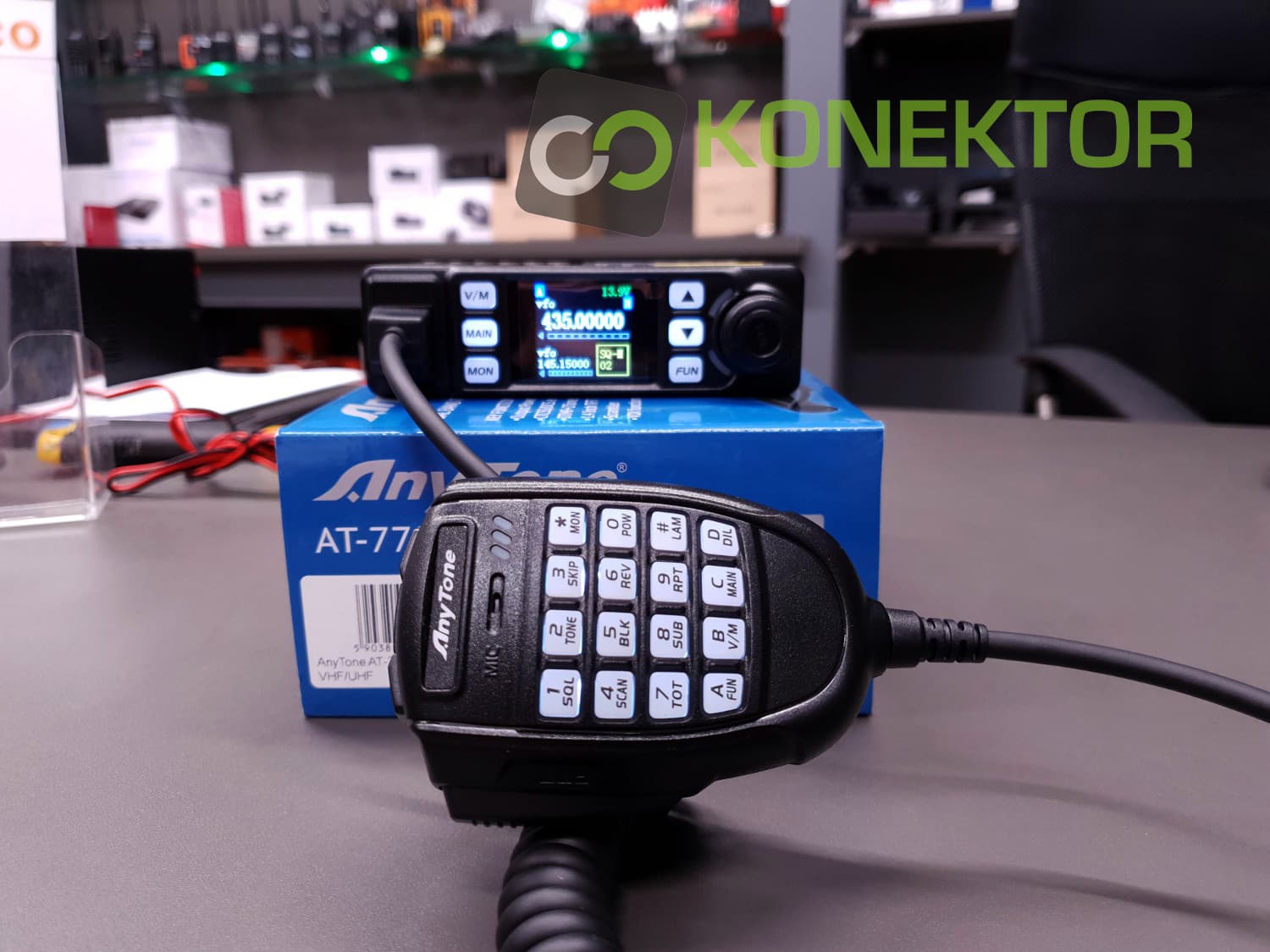 AnyTone AT-779UV nowoczesny ultrakompaktowy radiotelefon 20W VHF/UHF (136-174MHz, 400-490MHz) + polska instrukcja