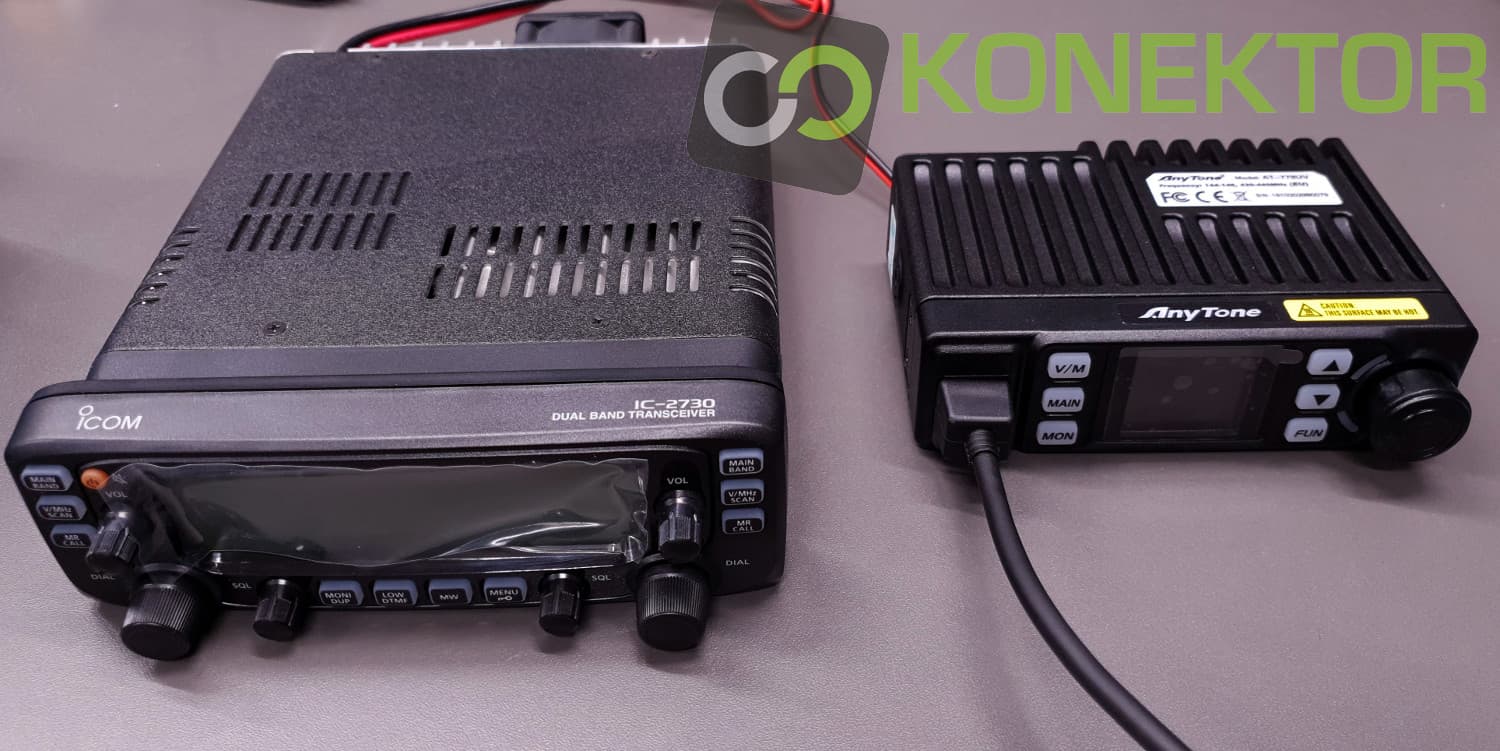 AnyTone AT-779UV nowoczesny ultrakompaktowy radiotelefon 20W VHF/UHF (136-174MHz, 400-490MHz) + polska instrukcja