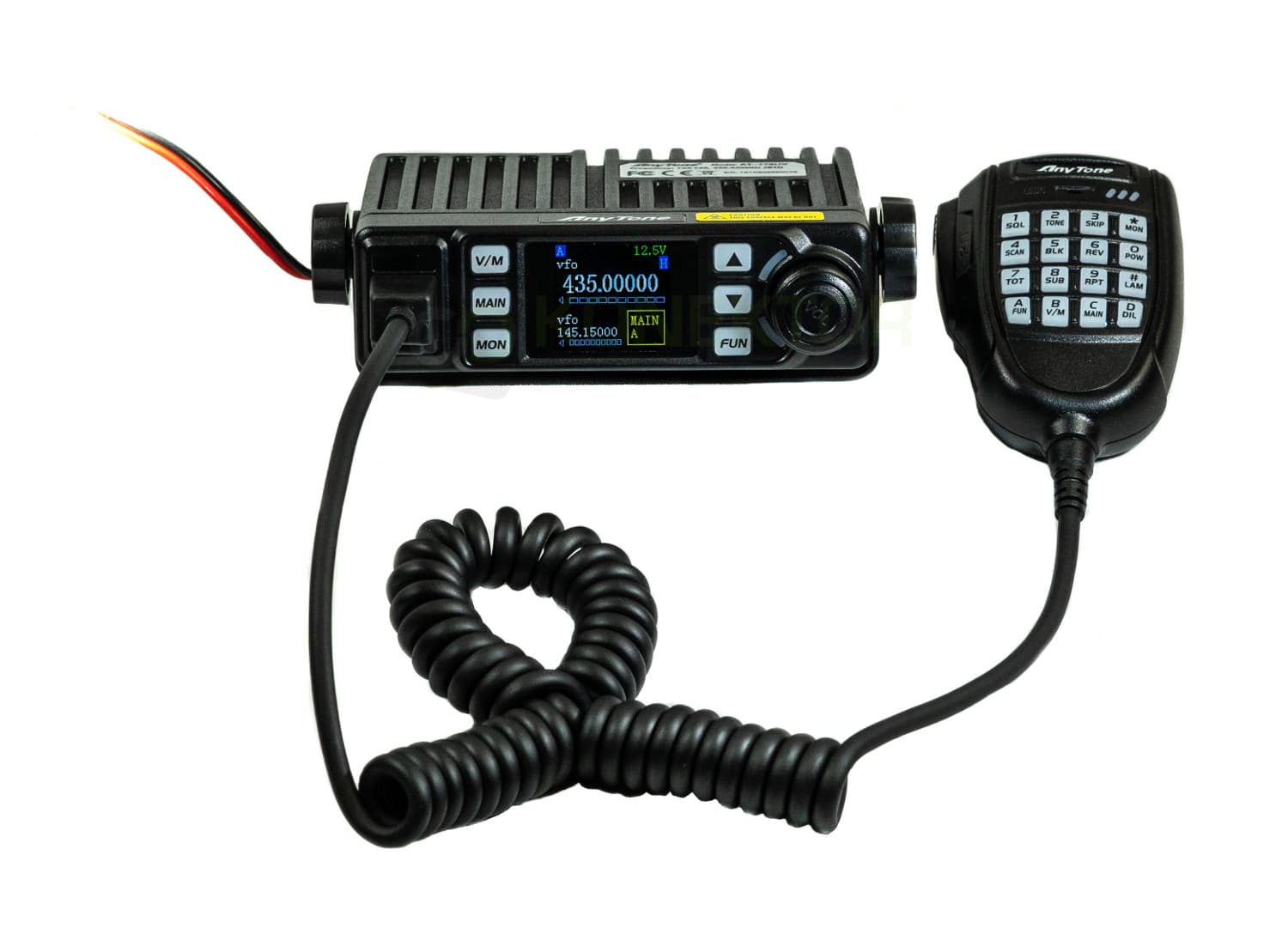 AnyTone AT-779UV nowoczesny ultrakompaktowy radiotelefon 20W VHF/UHF (136-174MHz, 400-490MHz) + polska instrukcja