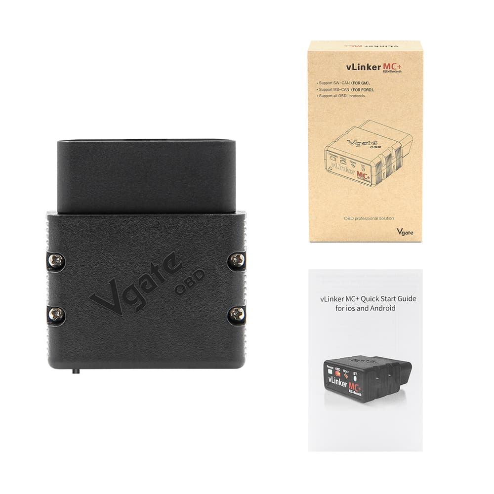 Vgate vLinker MC+ 4.0 BLE interfejs diagnostyczny OBD-2 polecany do Ford, BMW (do aplikacji FORScan, Bimmercode, Bimmerlink, Bimmer-Tool, Car Scanner itp.) Łódź, Zbąszyńska 2