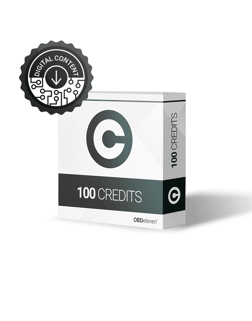 100 kredytów do aplikacji OBD Eleven - 100 credits OBDEleven