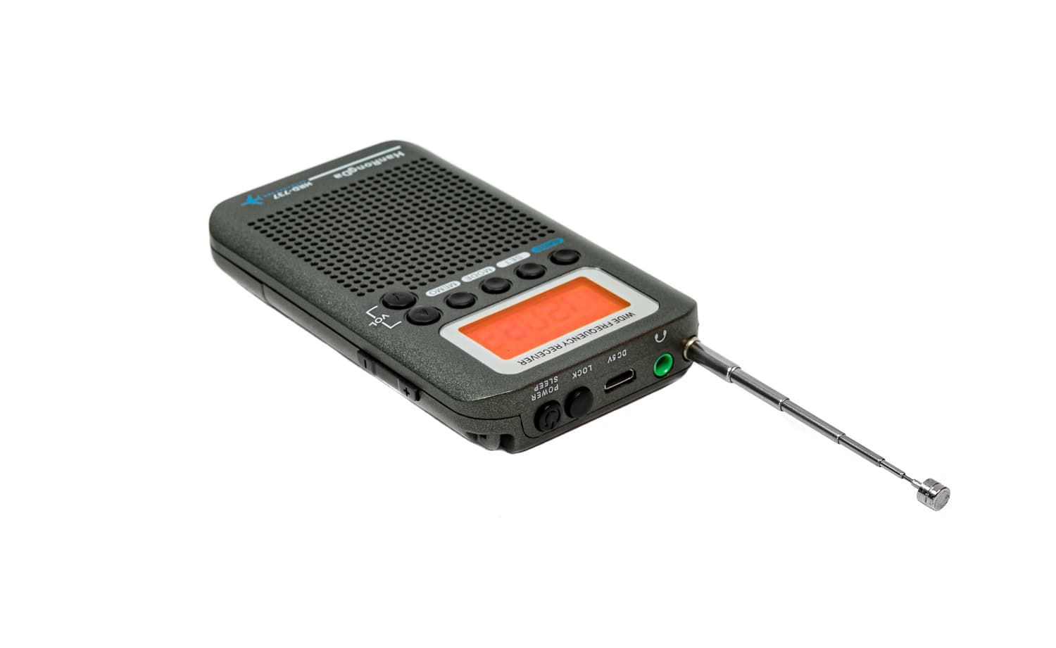 HRD-737 ultrakompaktowy odbiornik przenośny AM / FM Stereo / KF / CB / airband / VHF, polska instrukcja