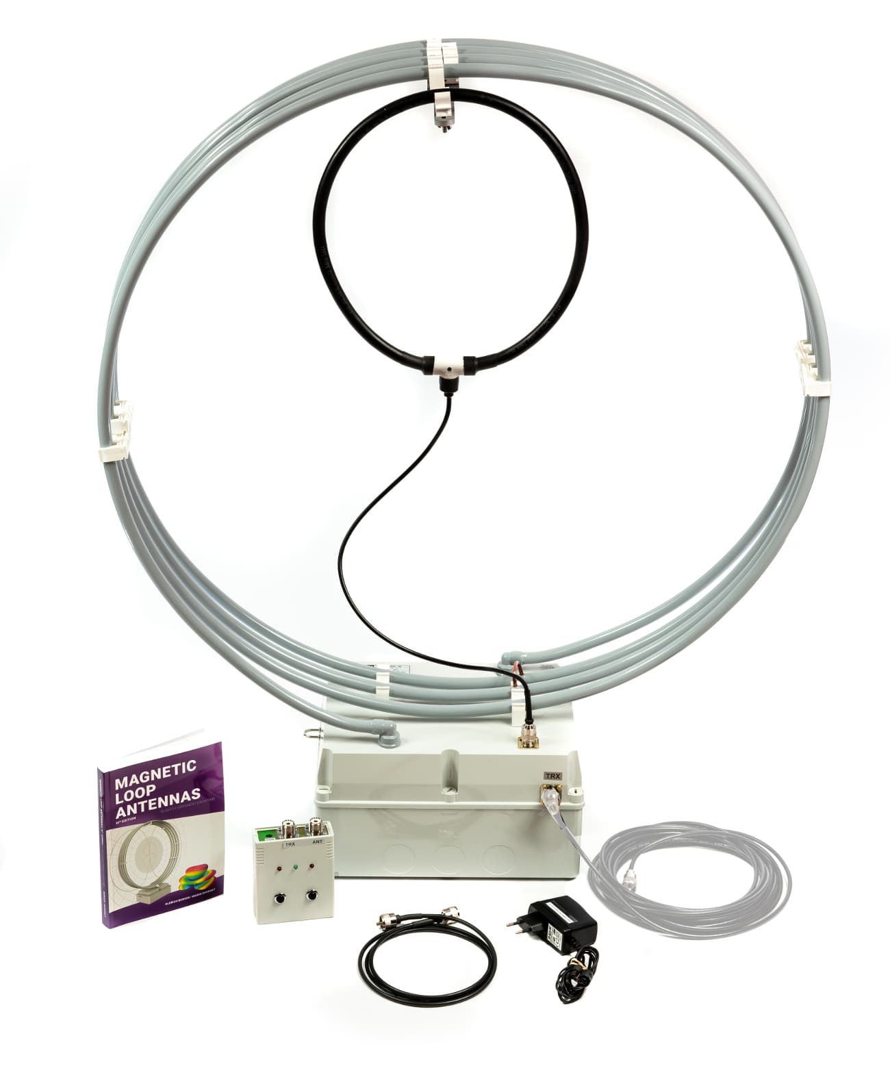 LOOPER MLA-T PRO V3 pętlowa antena magnetyczna 160m 80m 40m 100W ultrakompaktowa (105cm) + sterownik