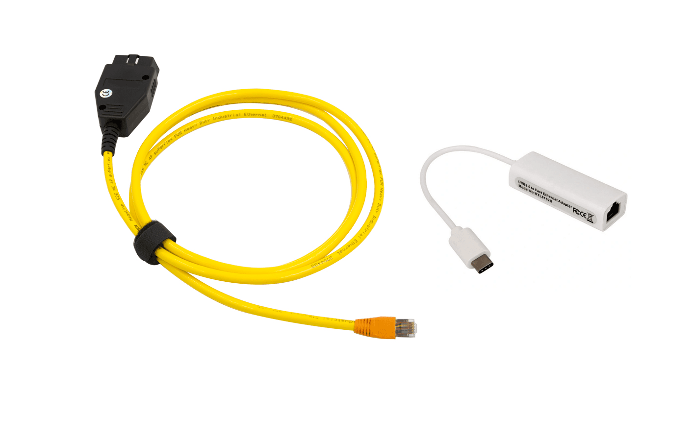 Kabel BMW seria F, G, I ENET + adapter USB-C do smartfonów - kodowanie/diagnostyka BimmerCode, BimmerLink, BimmerTool, MHD, xHP, xDelete, bootmod3, ISTA-P, ISTA-D