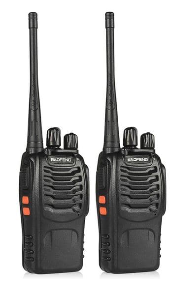 Baofeng BF-888-S KOMPLET 2szt. krótkofalówki radiotelefony profesjonalne 2W UHF 400-470MHz POLSKA DYSTRYBUCJA