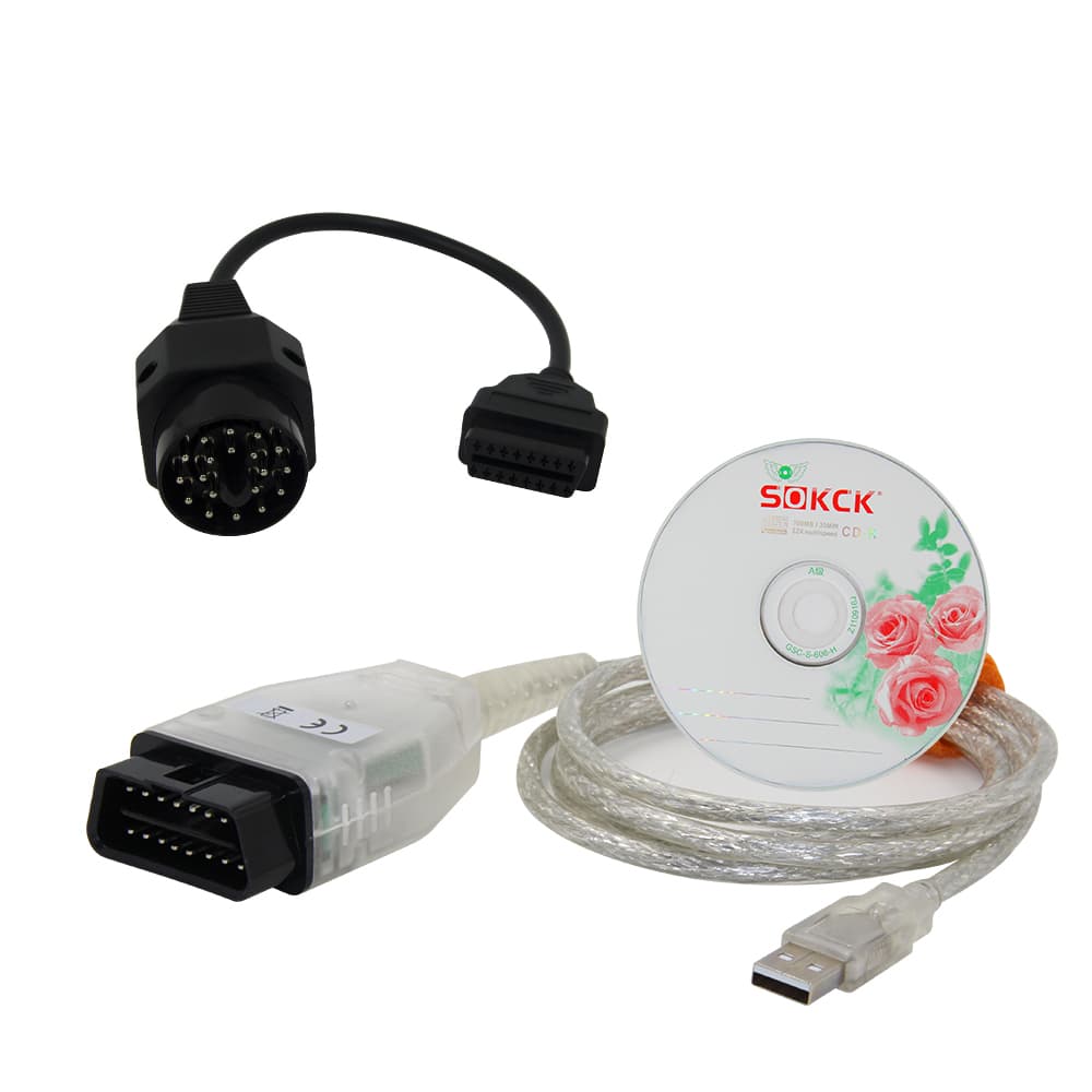 BMW INPA DIS INTERFEJS + ADAPTER KABEL DO DIAGNOSTYKI BMW E30 E31 E36 E39 E46 E32 E34 E38