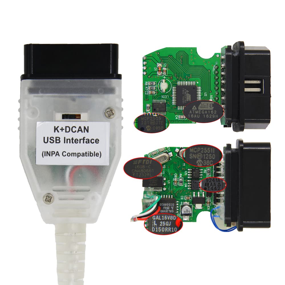 BMW INPA DIS INTERFEJS + ADAPTER KABEL DO DIAGNOSTYKI BMW E30 E31 E36 E39 E46 E32 E34 E38