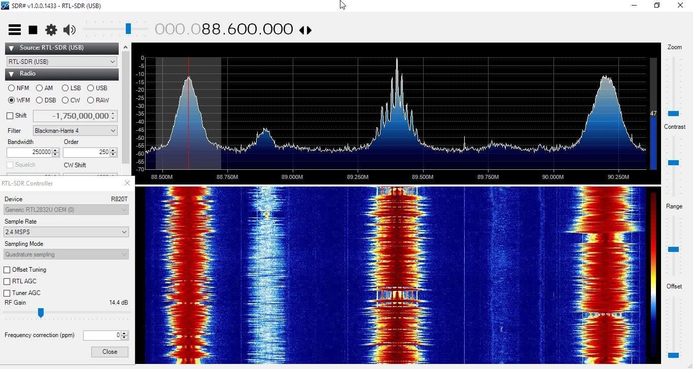 Filtr broadcasting FM 88-108MHz do odbiorników SDR skanerów tłumik sygnału RTL-SDR