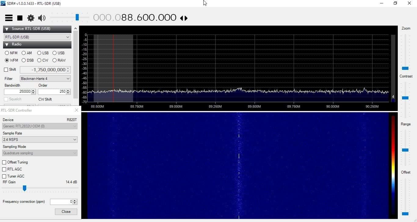 Filtr broadcasting FM 88-108MHz do odbiorników SDR skanerów tłumik sygnału RTL-SDR