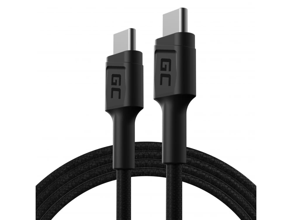 Kabel przewód zasilający USB-C 200cm Power Delivery 60W 480Mbps SUPERJAKOŚĆ Green Cell GC PowerStream