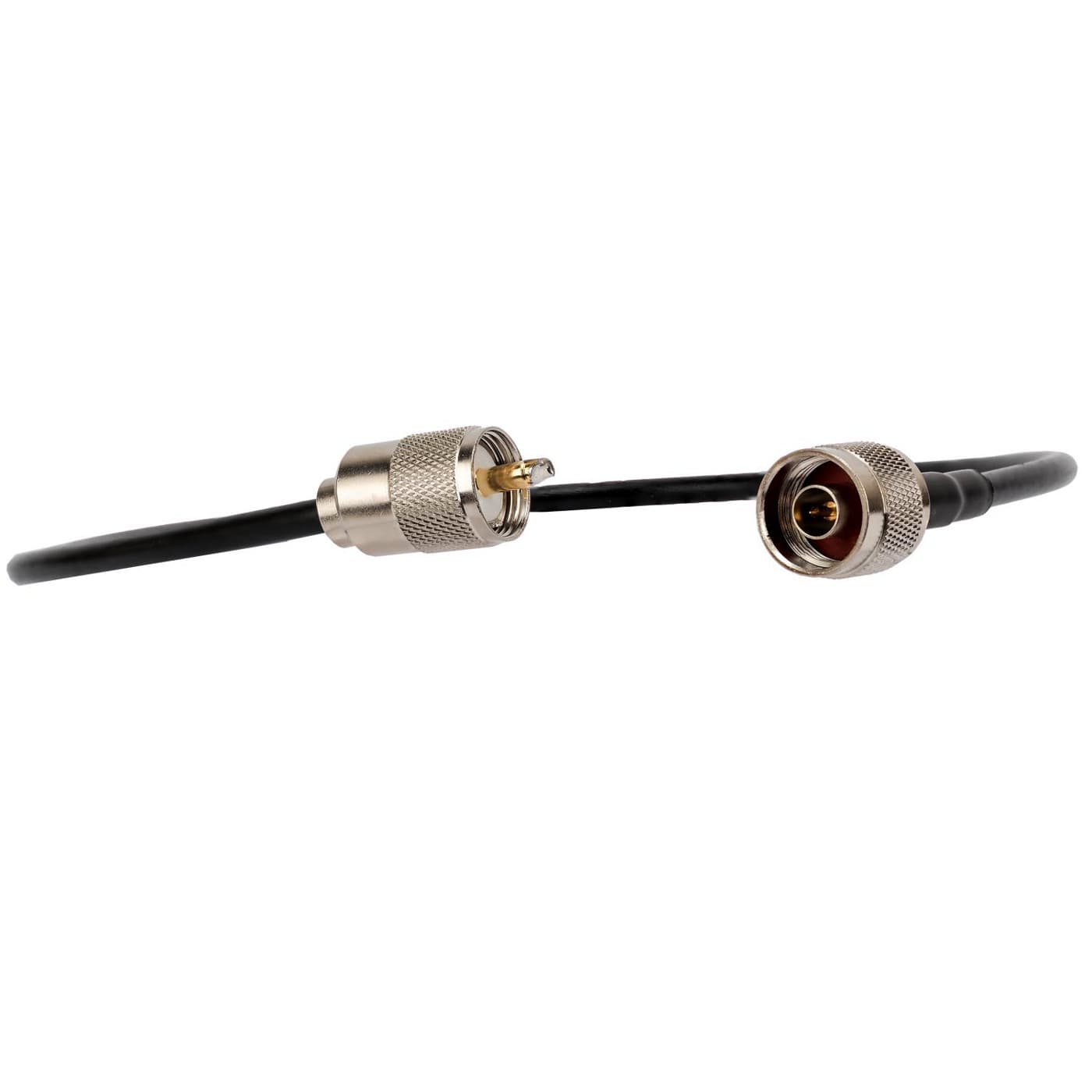 Kabel połączeniowy 50cm RF-5 wtyk UC-1 / wtyk N SUPERJAKOŚĆ HIGH END (pigtail PL-259/50cm RF-5/N-M)