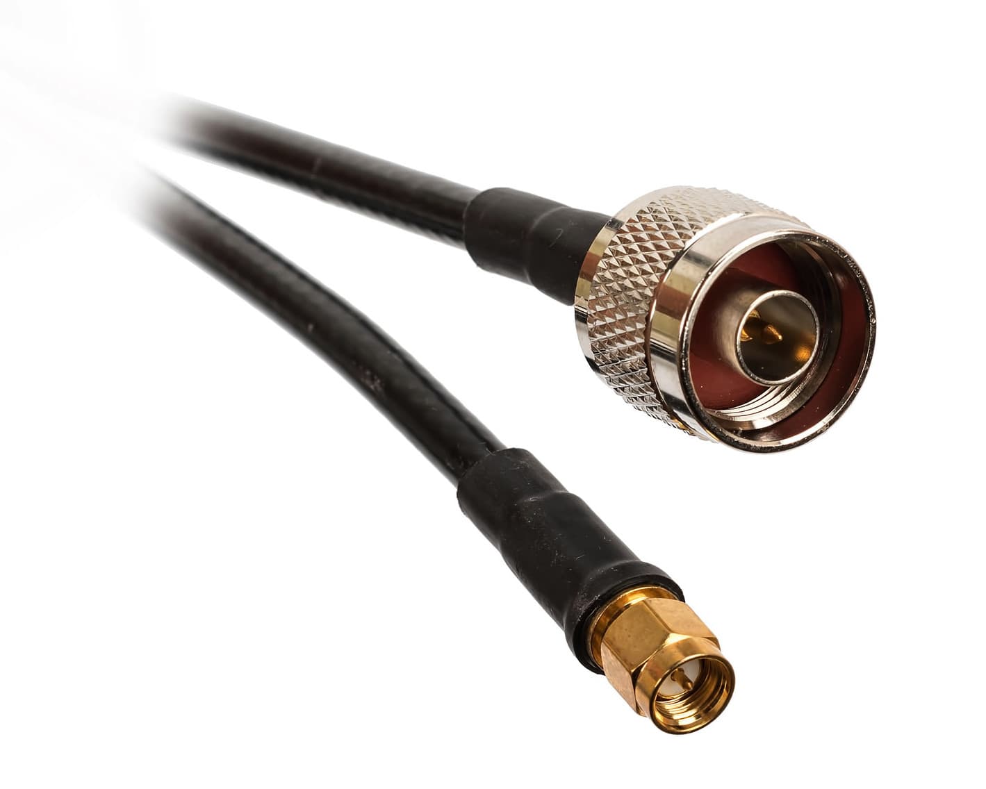 Kabel niskostratny RF-5 SATEC 5m + zamontowane wtyki N / SMA (okablowanie RF5 do HF / VHF / UHF / skanery SDR / LTE / WLAN)