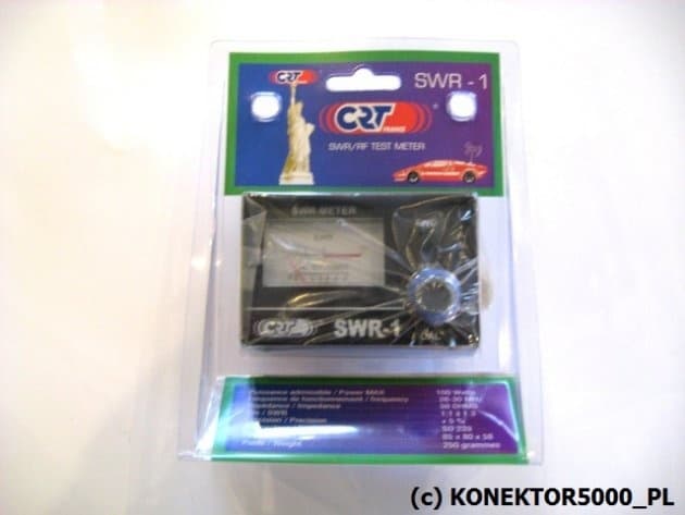 CRT SWR-1 reflektometr + KABEL POŁĄCZENIOWY / miernik SWR dla początkujących / POLSKA INSTRUKCJA