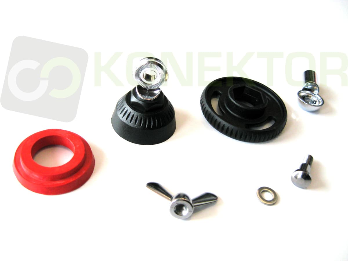 Oryginalny adapter Sirio PL na 3/8 z regulacją pochylenia 180 stopni (UHF - 3/8)