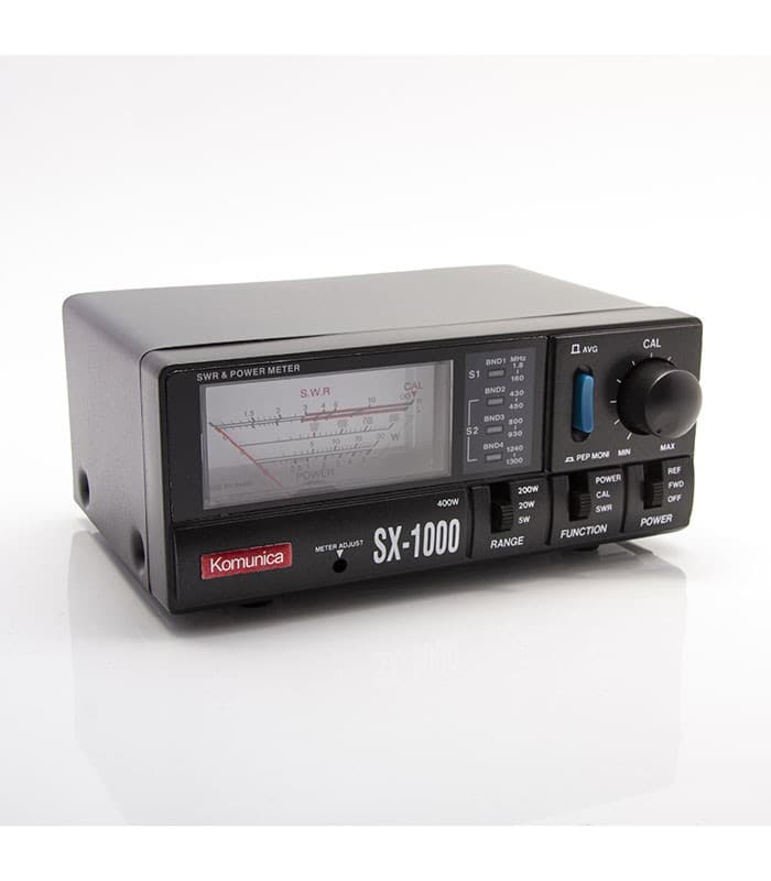 KOMUNICA SX-1000 reflektometr HF/VHF/UHF 1.8-160/430-1300MHz - miernik SWR/PWR 1000W