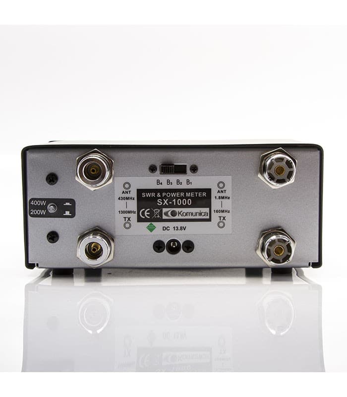KOMUNICA SX-1000 reflektometr HF/VHF/UHF 1.8-160/430-1300MHz - miernik SWR/PWR 1000W