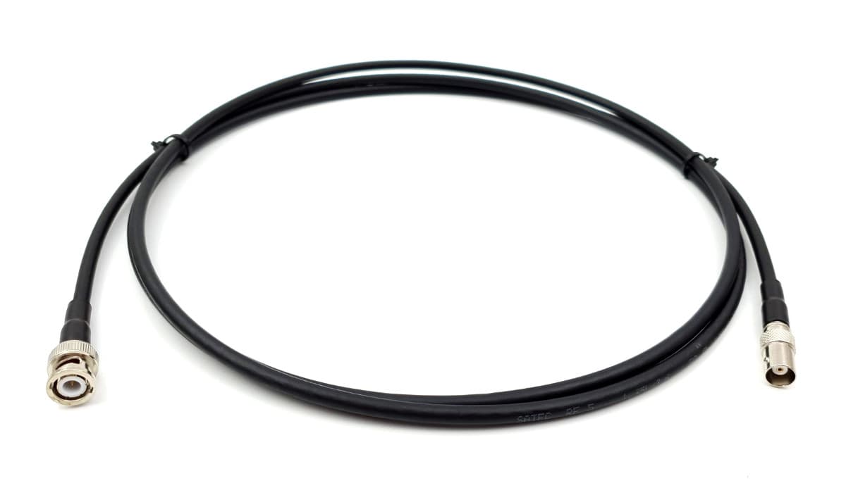 Przedłużacz BNC 10m kabel niskostratny RF-5 SATEC+ wtyk BNC + gniazdo BNC (okablowanie do radiotelefonów, skanerów, SDR, DVBT itp.)
