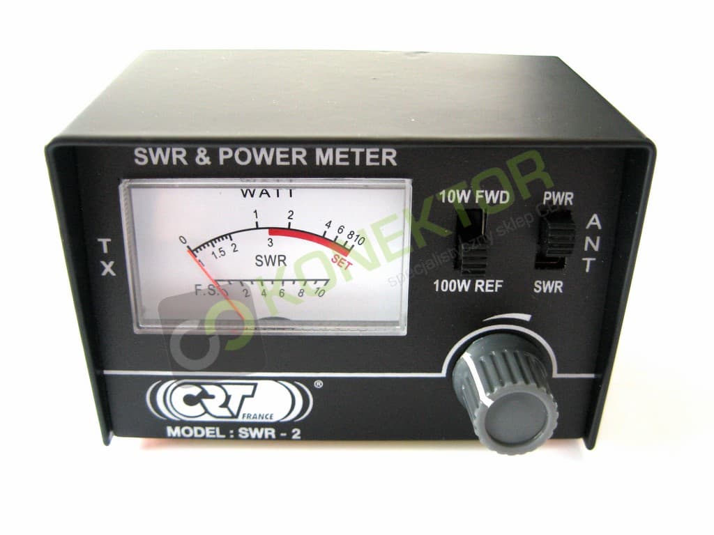 CRT SWR-2 reflektometr + KABEL POŁĄCZENIOWY / miernik SWR/mocy dla początkujących / POLSKA INSTRUKCJA