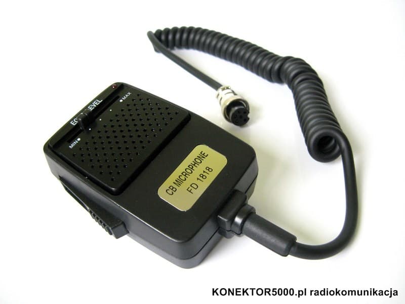 Farun FD1818 V3 echo, wzmocnienie, wtyk 4-PIN Uniden/President/Cobra - mikrofon do CB radia