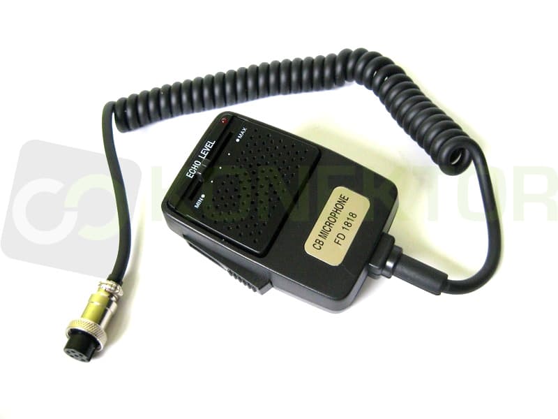 Farun FD1818 V3 echo, wzmocnienie, wtyk 4-PIN Uniden/President/Cobra - mikrofon do CB radia
