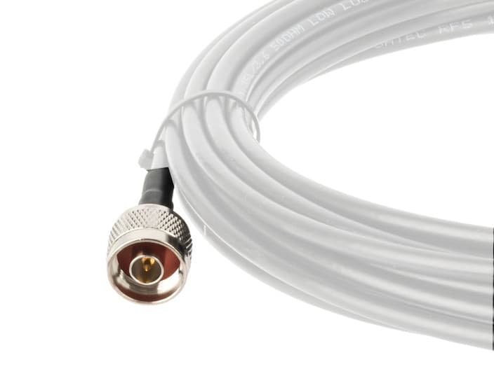 Kabel niskostratny RF-5 SATEC 15m + zamontowane wtyki N (okablowanie RF5 do HF / VHF / UHF / skanery SDR / LTE / WLAN)