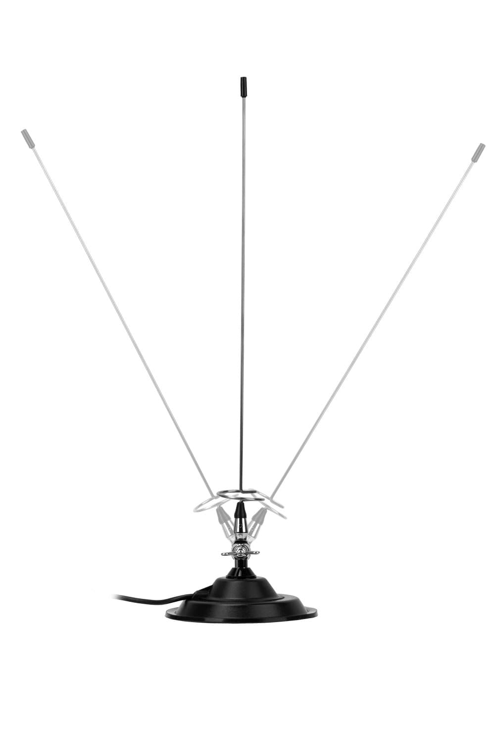 LEMM AT-09 Antena 48cm + MAGNES VHF/UHF 144/430MHz - do radiotelefonu VHF, UHF, skanera, SDR, TAXI