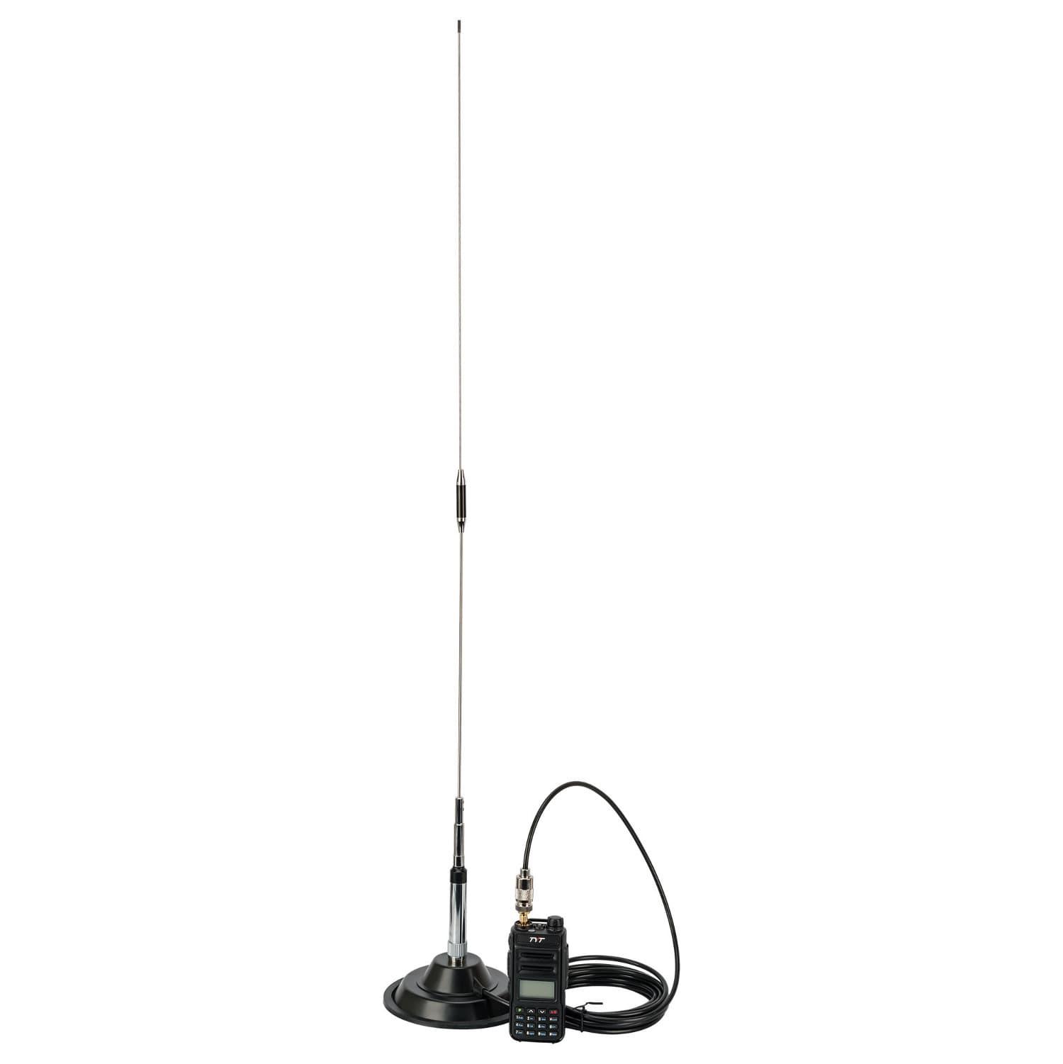 RADIORA NR-770-R MAG z adapterem do TYT TH-UV88, Wouxun KG-UV8D, KG-UV9D, KG-UV9K, SDRPlay, RTL-SDR itp. - antena na magnesie VHF/UHF długość 95cm typ PL, kabel 5m