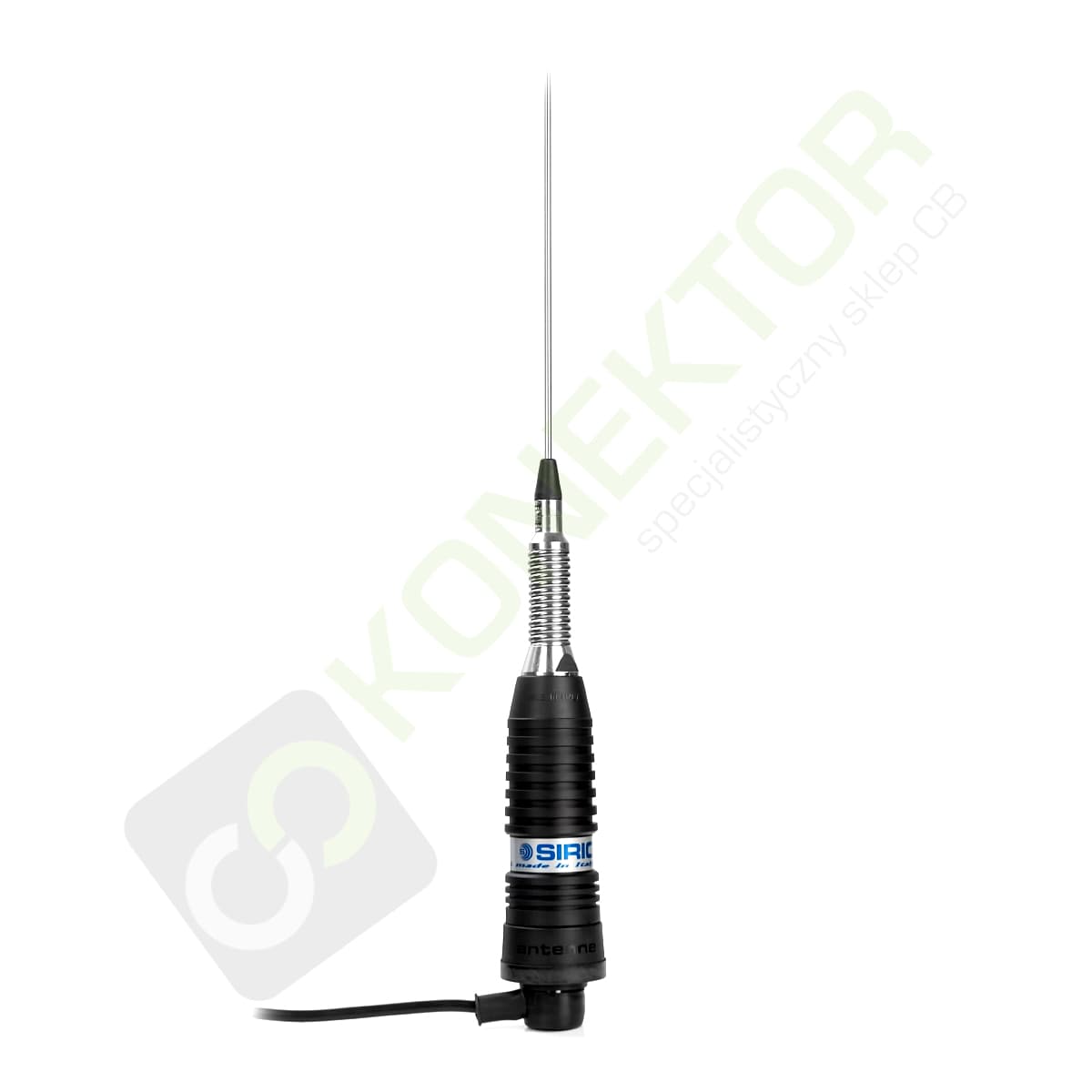 SIRIO ML-145 Antena CB 142cm wersja montażowa kabel 8m + wtyk kątowy UC-1