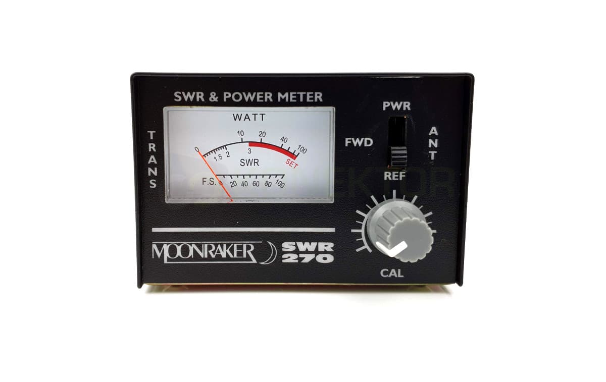 Zestaw: Moonraker SWR-270 VHF/UHF 120-500MHz miernik SWR mocy + kabel połączeniowy 100cm
