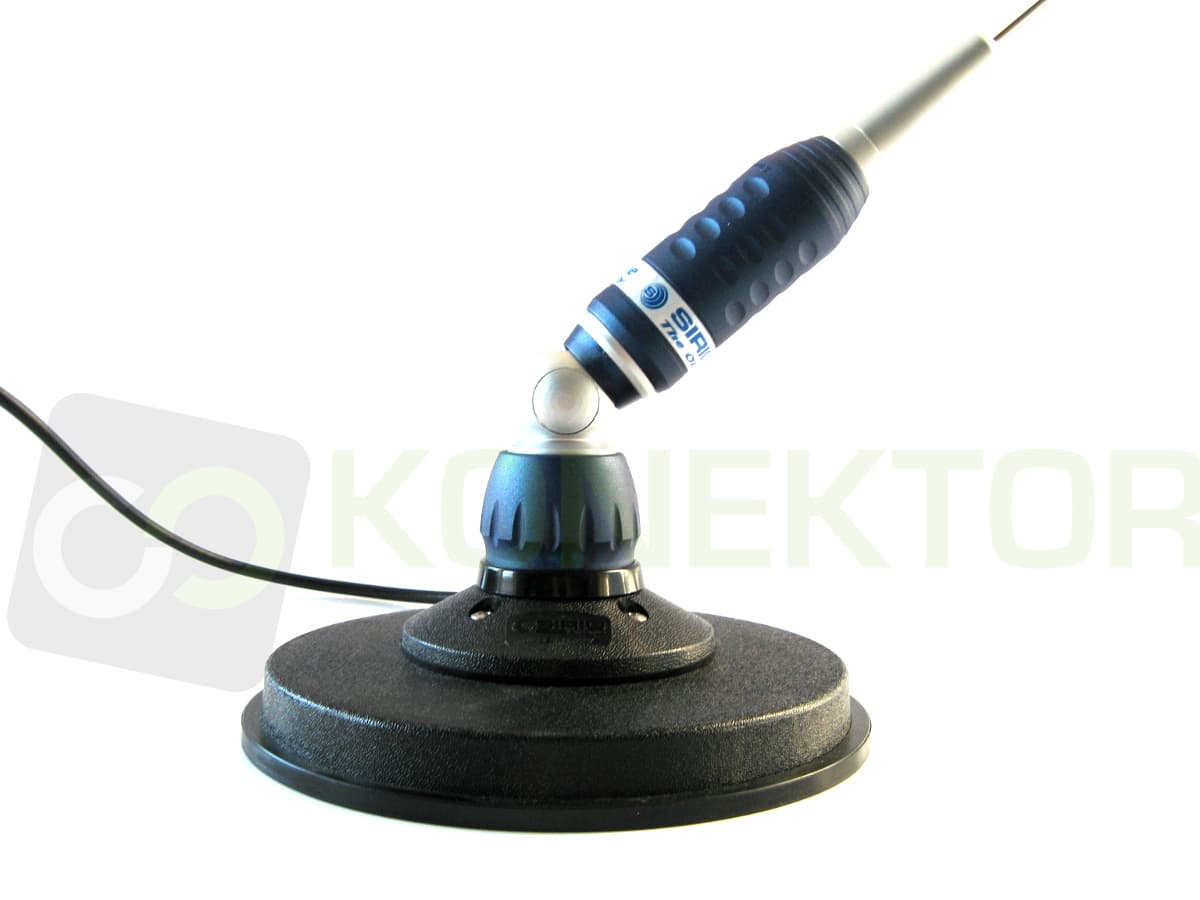 SIRIO TURBO 2000 MAG 145 PL (magnes 16cm) Antena CB magnesowa 145cm dłuższy kabel 7 metrów