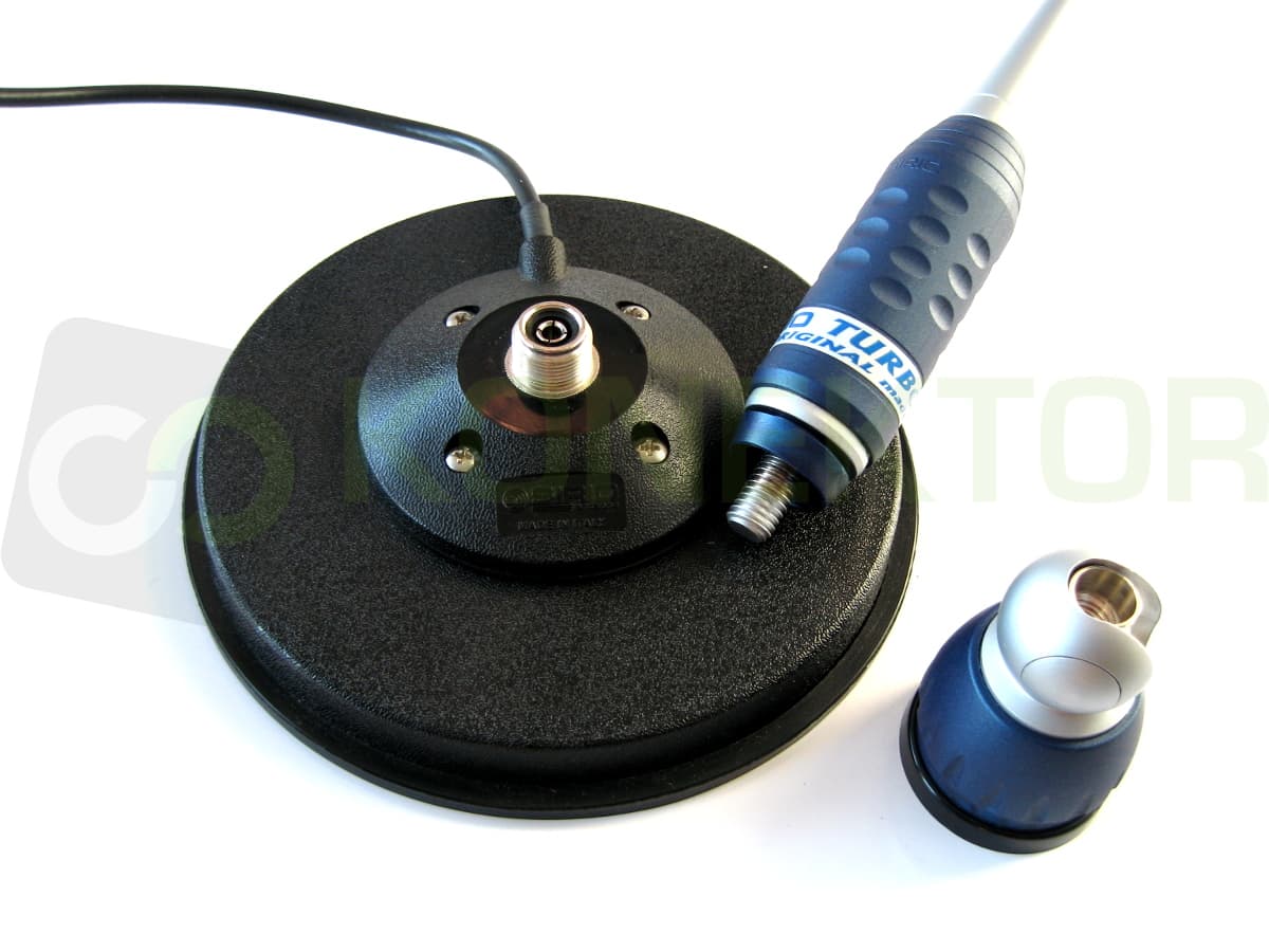 SIRIO TURBO 2000 MAG 145 PL (magnes 16cm) Antena CB magnesowa 145cm dłuższy kabel 7 metrów