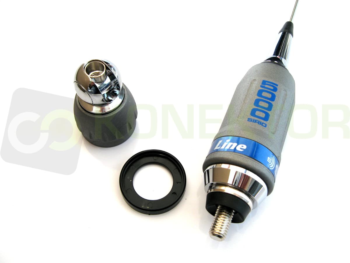SIRIO TURBO 5000 MAG 145 (magnes 16cm) Antena CB magnesowa 196cm kabel 3,60m