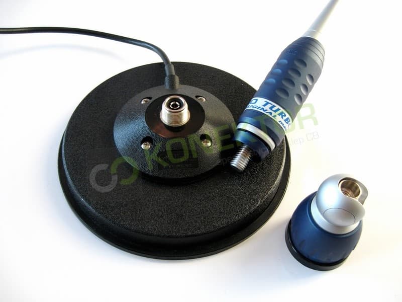 SIRIO TURBO 3000 MAG 145 PL (magnes 16cm) Antena CB magnesowa 171cm dłuższy kabel 7 metrów