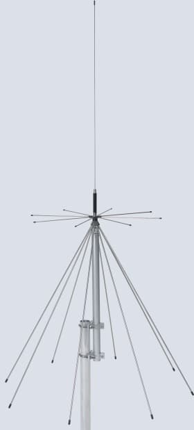 Antena bazowa SIRIO SD-1300U + okablowanie niskostratne 10m + miękki adapter do skanerów Uniden, Icom, AOR - instalacja antenowa do nasłuchu 25-1300MHz