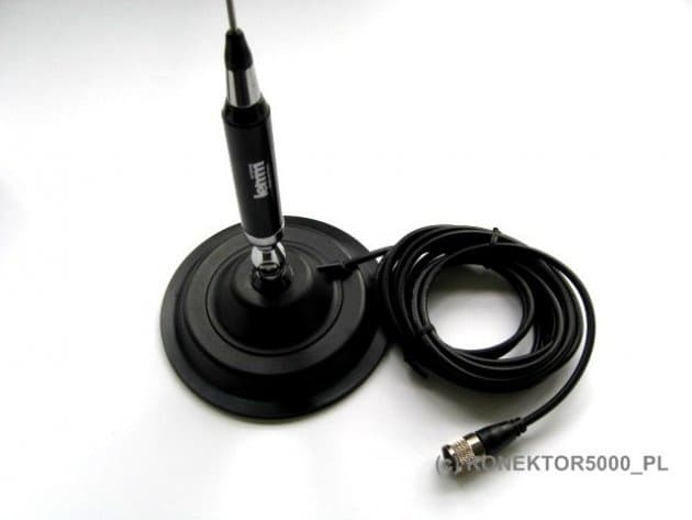 LEMM AT-900 + magnes 14,5cm Antena CB Magnesowa 90cm kabel 4m