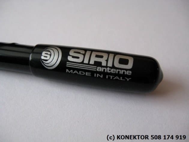 SIRIO T-3 27 (T3 27) supermocny magnes 16cm SIRIO Antena CB magnesowa helikalna 62cm kabel 3,60m
