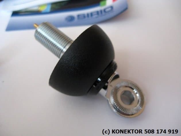 SIRIO T-3 27 (T3 27) supermocny magnes 16cm SIRIO Antena CB magnesowa helikalna 62cm kabel 3,60m
