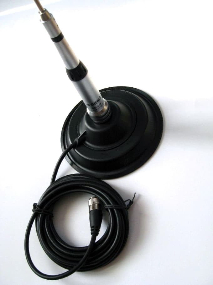 SIRIO SG-CB 1000 (SGCB1000) + magnes 14,5cm Antena CB magnesowa 100cm kabel 4m