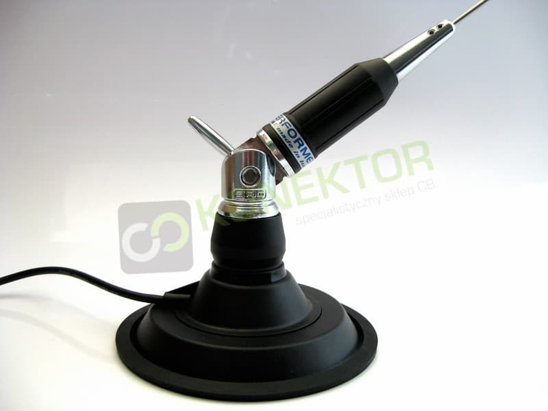 SIRIO PERFORMER 600 PL + magnes 14,5cm Antena CB magnesowa 125cm kabel 4m