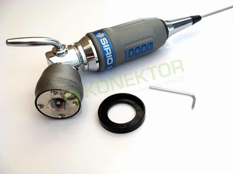 SIRIO PERFORMER 5000 PL + magnes 16cm SIRIO Antena CB magnesowa 196cm dłuższy kabel 7 metrów