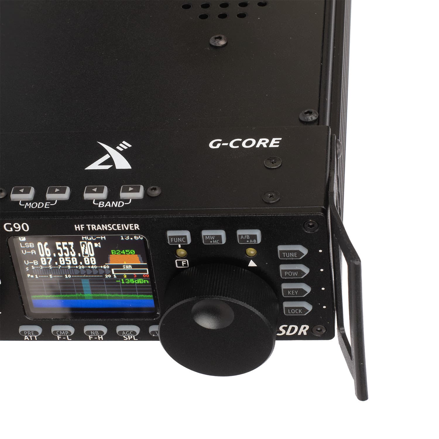 Większe aluminiowe pokrętło 32mm do Xiegu G90 - Radiora KNOB-G90, także do radiostacji Omega