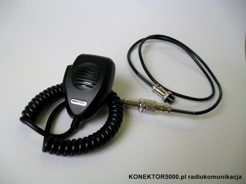 Przedłużka mikrofonowa 6-PIN (wtyk prosty, 1,50 m długości) President