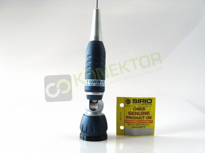 SIRIO TURBO 1000 PL + magnes 14,5cm Antena CB magnesowa 115cm kabel 4m