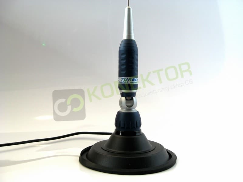 SIRIO TURBO 2000 PL + magnes 14,5cm Antena CB magnesowa 145cm kabel 4m