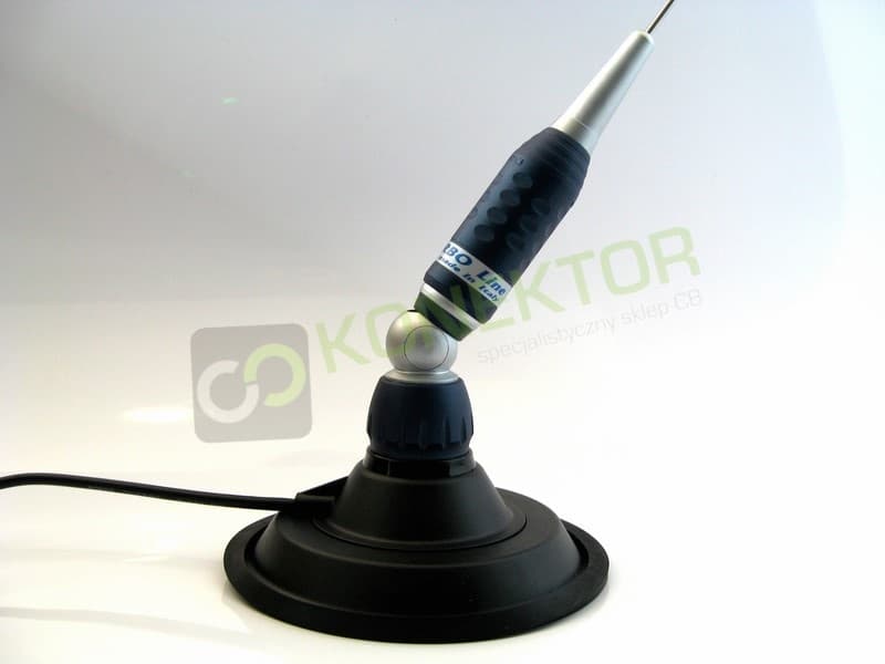 SIRIO TURBO 2000 PL + magnes 14,5cm Antena CB magnesowa 145cm kabel 4m